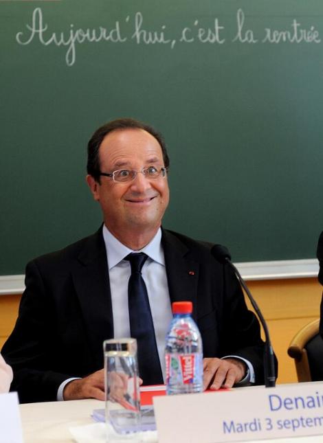 FOTO! Francois Hollande, CARAGHIOSUL. AFP a retras imaginea "prezidentiala"