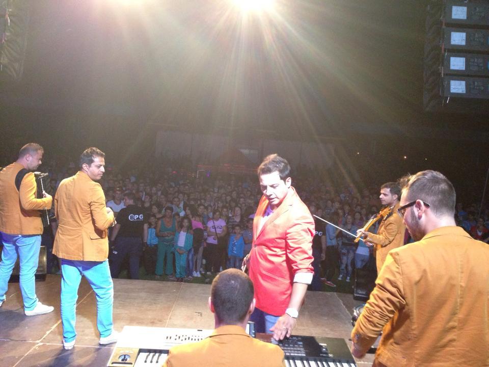 Jean de la Madrid! C&acirc;ntăreţul a făcut spectacol la un concert din Spania