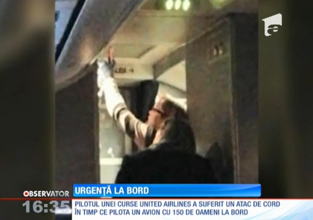 Un pilot a suferit un atac de cord &icirc;n timpul unui zbor: O pasageră, eroină de serviciu