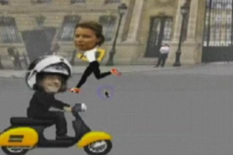 Relaţia preşedintelui Franţei, parodiată într-un JOC VIDEO