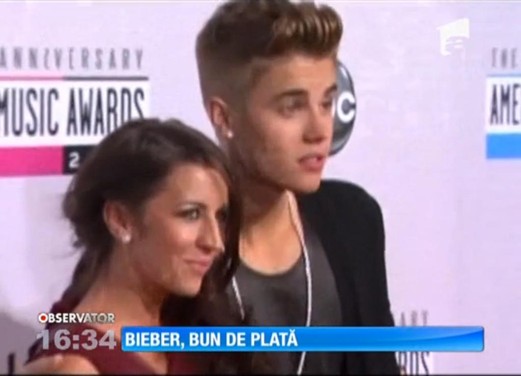 Justin Bieber, bun de plată, după un atac cu ouă!