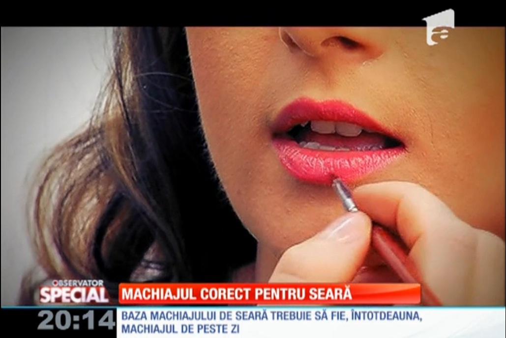 Machiajul corect pentru seară are ca bază machiajul de peste zi