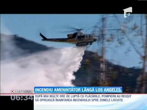 Los Angeles, &icirc;n pericol! Incendiu de pădure, la periferia orașului
