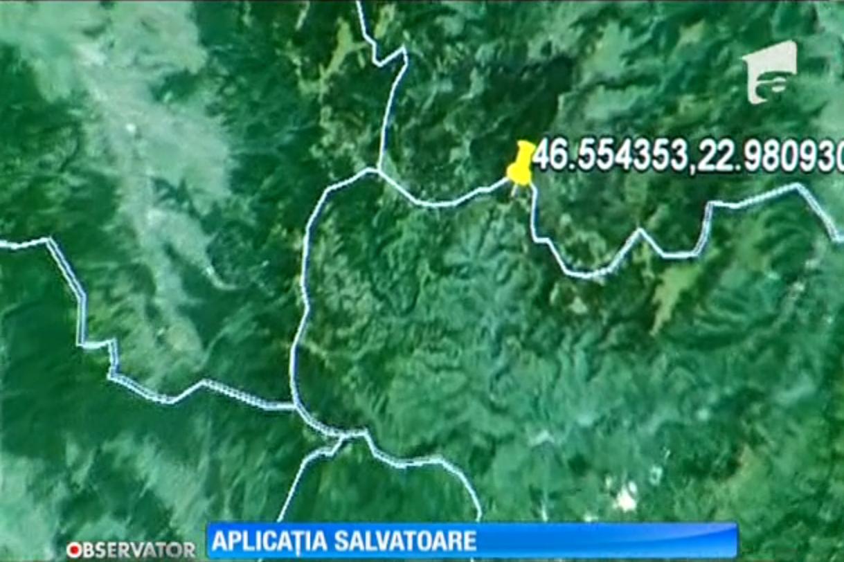 Google Maps, aplicaţia salvatoare pentru răniţii din Apuseni
