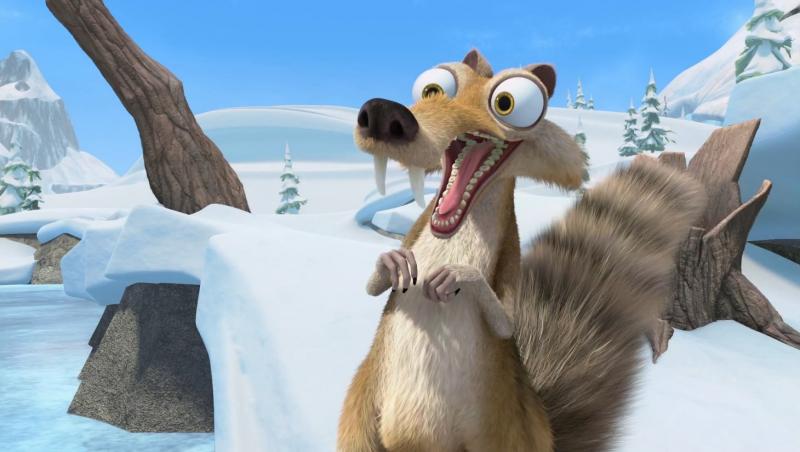 VIDEO! Veverița din ICE AGE există în realitate