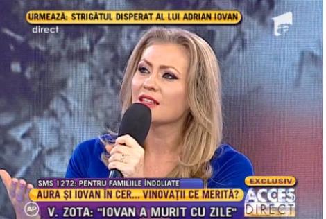 Mirela Boureanu Vaida, în lacrimi, la Acces Direct: "Dumnezeu le-a dat zile. Țara nu le-a dat!”
