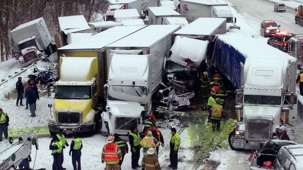 Carambol uriaş &icirc;n statul american Indiana