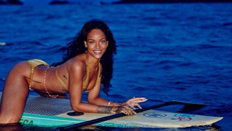 FOTO: Rihanna, apariţie INCENDIARĂ pe plajele din Rio de Janeiro