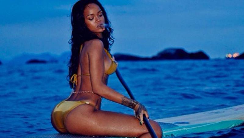 FOTO: Rihanna, apariţie INCENDIARĂ pe plajele din Rio de Janeiro