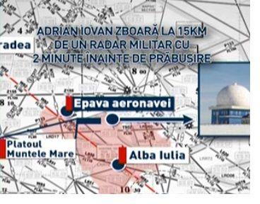 Armata ştia cu precizie locul prăbuşirii!