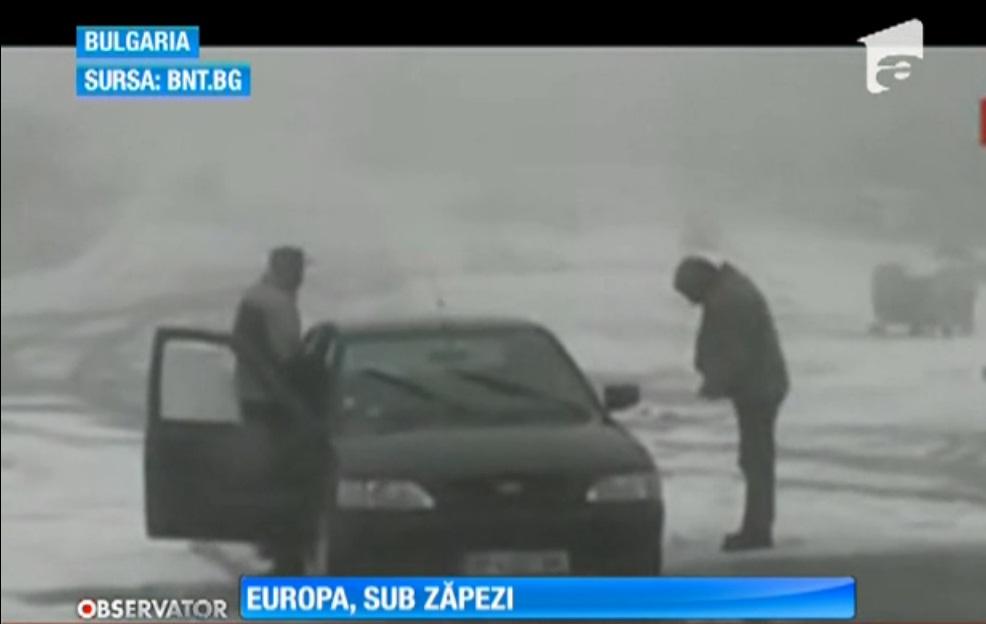 Ninsoarea a pus stăp&acirc;nire și pe teritoriul Bulgariei