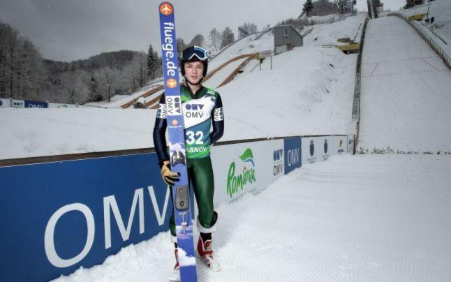 Iulian P&acirc;tea, primul rom&acirc;n calificat la sărituri cu schiurile, la Olimpiadă