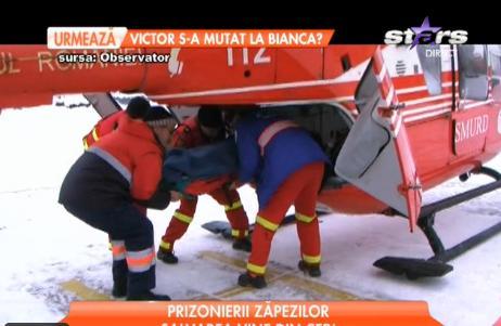Intervenţii la limita dintre viaţă şi moarte: Pentru prizonierii zăpezilor, salvarea vine din cer!