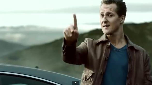 VIDEO! Viaţa &icirc;n m&acirc;inile lui: Ultima reclamă &icirc;n care apare SCHUMI &icirc;nainte de accident: Familia şi-a dat acordul ca spotul să fie &icirc;n continuare difuzat