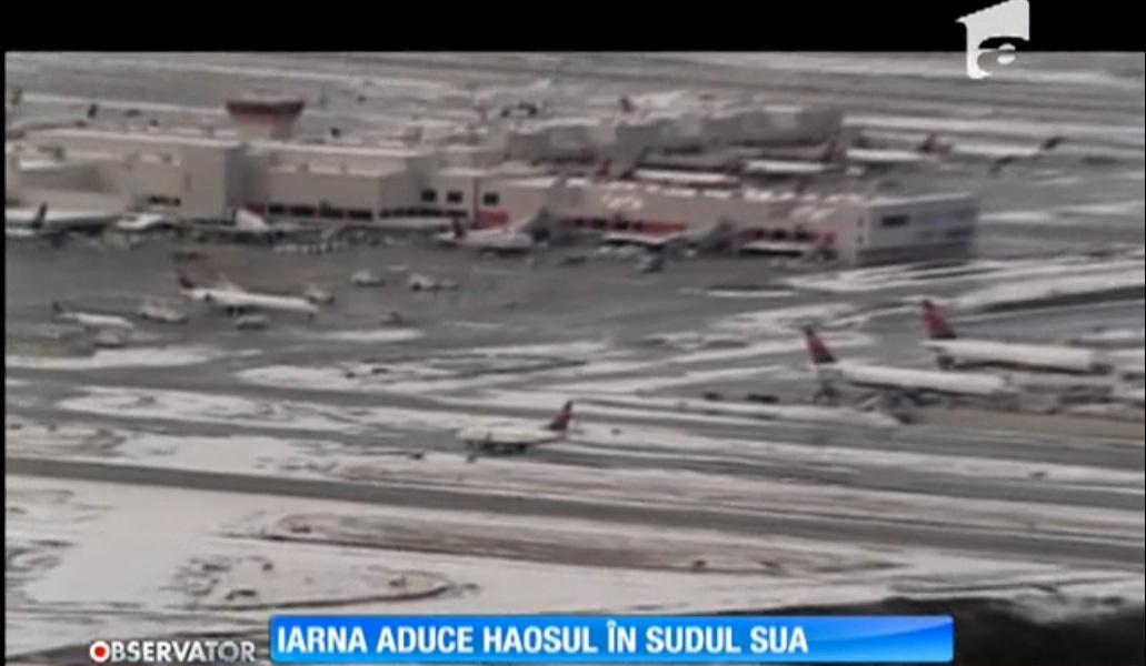 Iarna aduce haosul &icirc;n sudul SUA