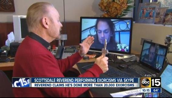 Exorcizări pe Skype: 295 de dolari pe oră