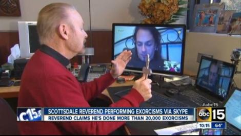 Exorcizări pe Skype: 295 de dolari pe oră