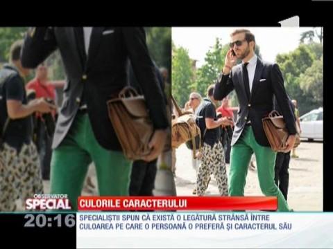 Legătura dintre caracter și culoarea preferată