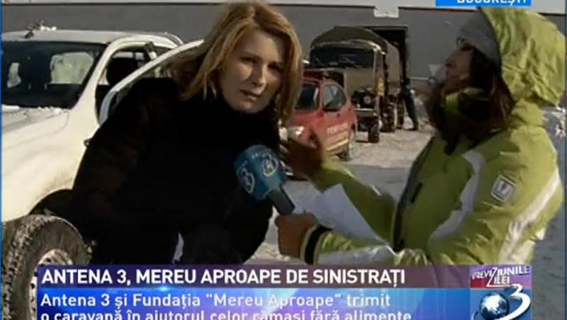 Antena 3 şi Fundaţia Mereu Aproape, solidare cu sinistraţii din satele izolate de nămeţi