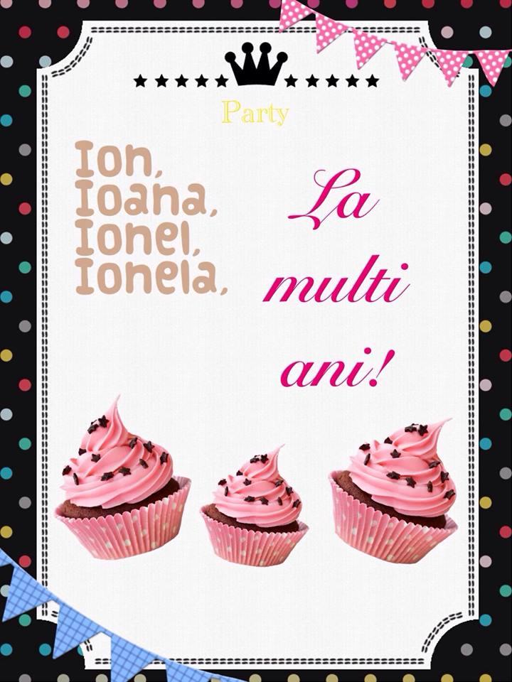 Urări de la "La mulţi ani!" şi cupcakes de la Alexandra Bădoi