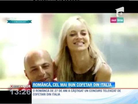 O rom&acirc;ncă, desemnată cel mai bun cofetar din Italia