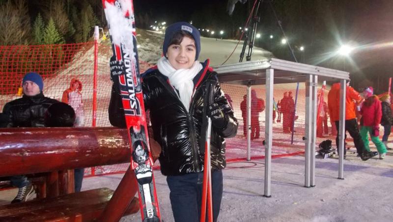 Omar Arnaout, în vacanţă la schi! Ce destinaţie a ales