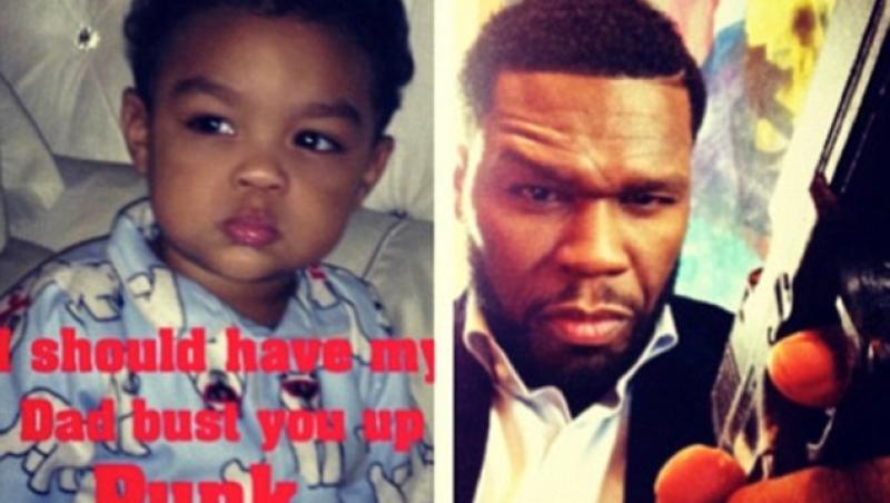 E un tată mândru! 50 Cent a dat publicităţii primele imagini cu fiul său de doar 16 luni!