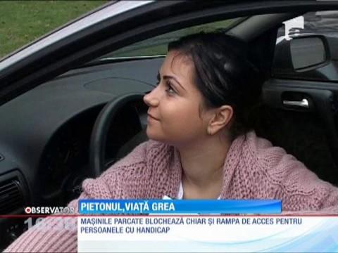 &Icirc;n Rom&acirc;nia, persoanele cu handicap sunt invizibile pentru şoferi
