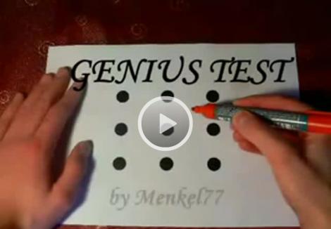 Test de PERSPICACITATE: Dacă ești bun, rezolvă ASTA! Crezi că poți uni 9 puncte trasând doar 4 linii? (VIDEO)