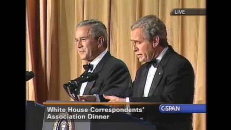 VIDEO! De două ori George W. Bush: Nu e glumă, s-a întâmplat cu adevărat: Cum arată CLONA fostului lider american