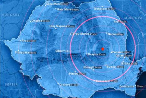 Un nou cutremur în România! Pământul s-a zguduit în urmă cu puţin timp!