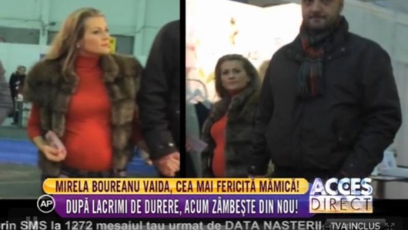 Burtica îi crește pe zi ce trece! Mirela Boureanu Vaida și soțul său au fost surprinși la cumpărături pentru bebe