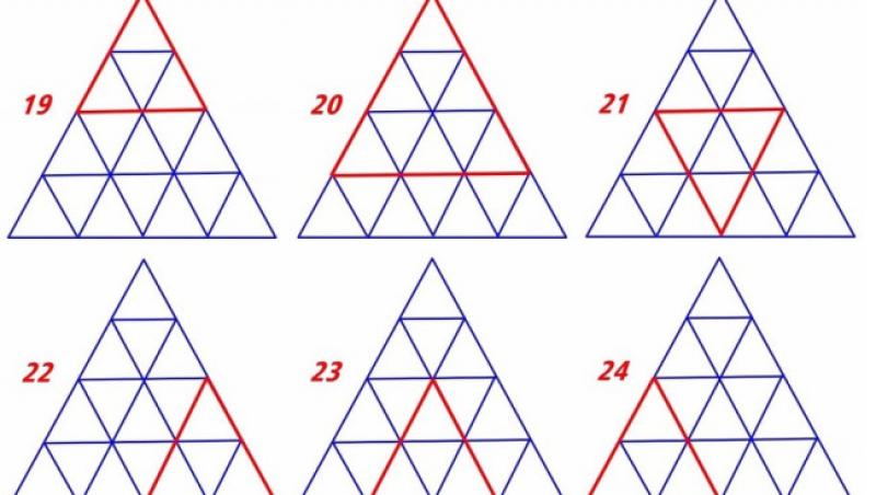 TEST de PERSPICACITATE: Doar 1 din 10 ghicește răspunsul corect! Tu câte triunghiuri ai numărat în imagine?