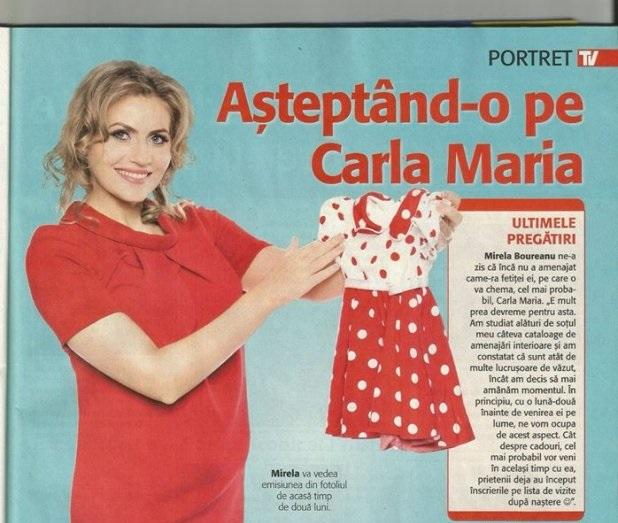 Mirela Boureanu Vaida, declarație ȘOC: "Nu-i exclus să nasc &icirc;n direct"