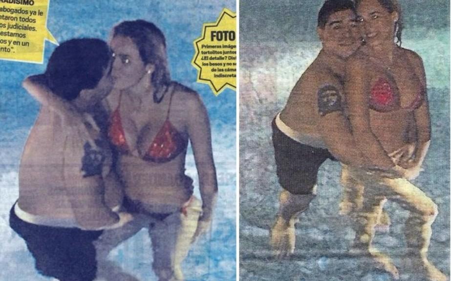 MARADONA a folosit, iar, M&Acirc;NA LUI DUMNEZEU. Foto!