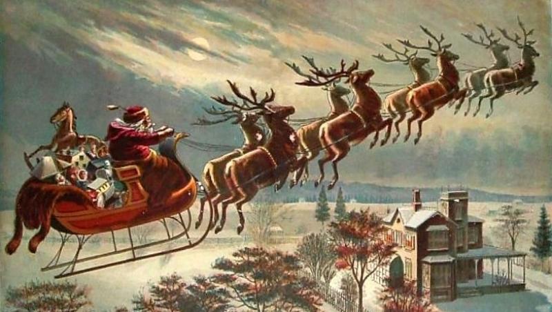 FOTO HOT! Rudolf e istorie! Pentru femeile obraznice, sania lui Moş Crăciun nu e trasă de reni! Imaginea de un MILION de LIKE-URI