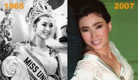 Înainte și după! Miss Univers din 1965 n-a îmbătrânit nicio zi în ultimii 50 de ani! Femeia arată pur și simplu FABULOS!