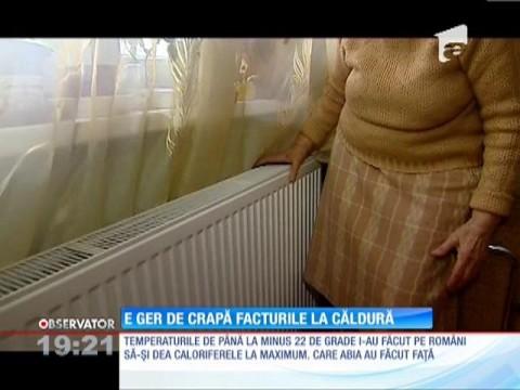 Gerul de afară şi căldura din calorifere ne ard la buzunar