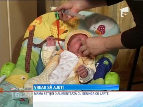 VREAU SĂ AJUT! Ana Maria se luptă cu o malformaţie gravă: atrezie de esofag!