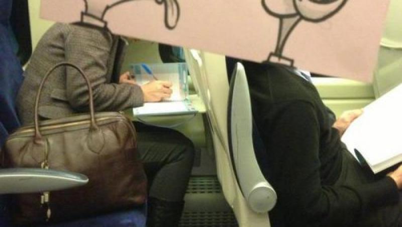 FOTO: Nu-ţi place să mergi cu trenul? Iată cea mai tare idee să scapi de plictiseală
