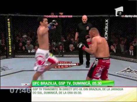 UFC Brazilia e în direct la GspTV, duminică dimineaţa, de la ora 05:30
