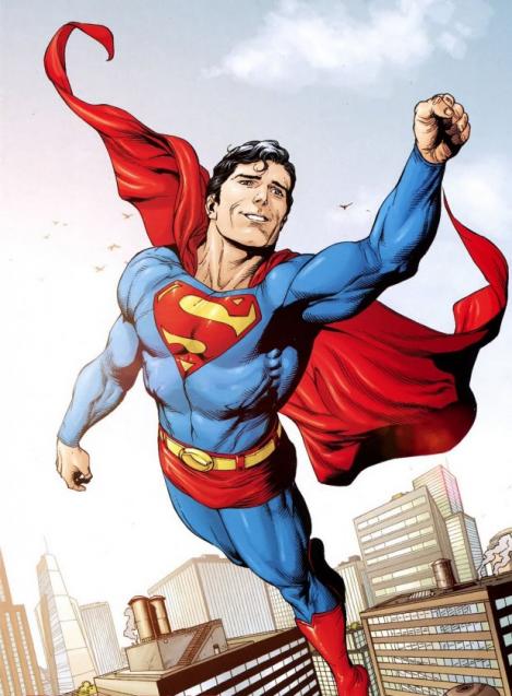 Copilul lui Superman! Viitorul super-erou se antrenează de mic