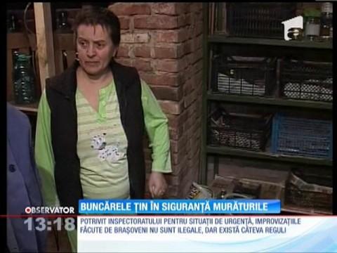 Buncărele blocurilor din Rom&acirc;nia ţin &icirc;n siguranţă... murăturile!