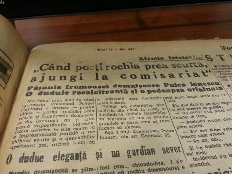 În București fustele scurte și genunchii apetisanți au fost interziși ! Pe la 1940...
