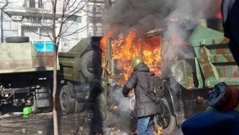 Protestatarii din Ucraina postează pe internet imagini cutremurătoare