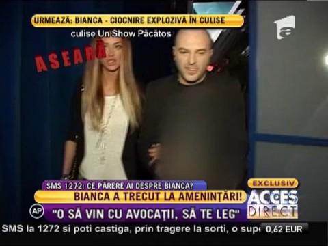 Ameninţări! Bianca Drăguşanu a răbufnit în culisele de la "Un Show Păcătos"!