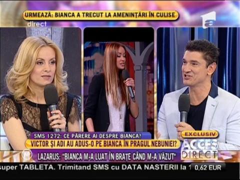 Luis Lazarus, despre Bianca Drăguşanu: "În spatele camerelor era alta"