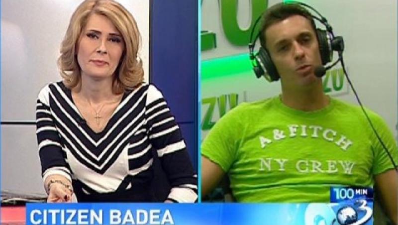Sandra Stoicescu (Antena 3) și Mircea Badea (Radio ZU)
