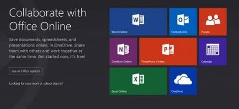 Microsoft a lansat Office Online pentru proiecte în deplasare
