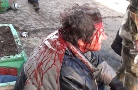 Noi imagini șocante cu violenţele din KIEV! (VIDEO)